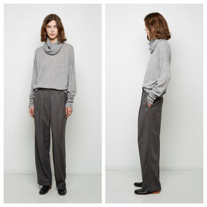 NWT The Row Caray Gray Stretch Wool Trouser size 2